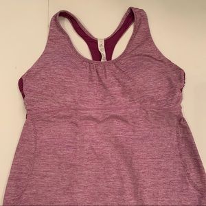 Lululemon Pink Racerback Workout Top 12